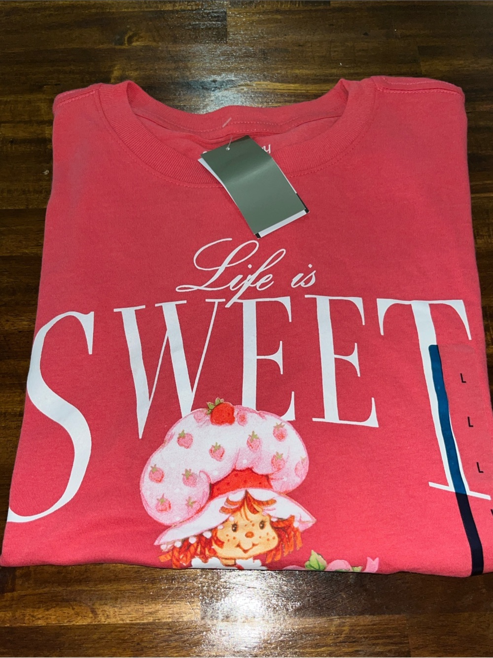 Strawberry Shortcake Life Is Sweet Red Kids Short Sleeve Tee